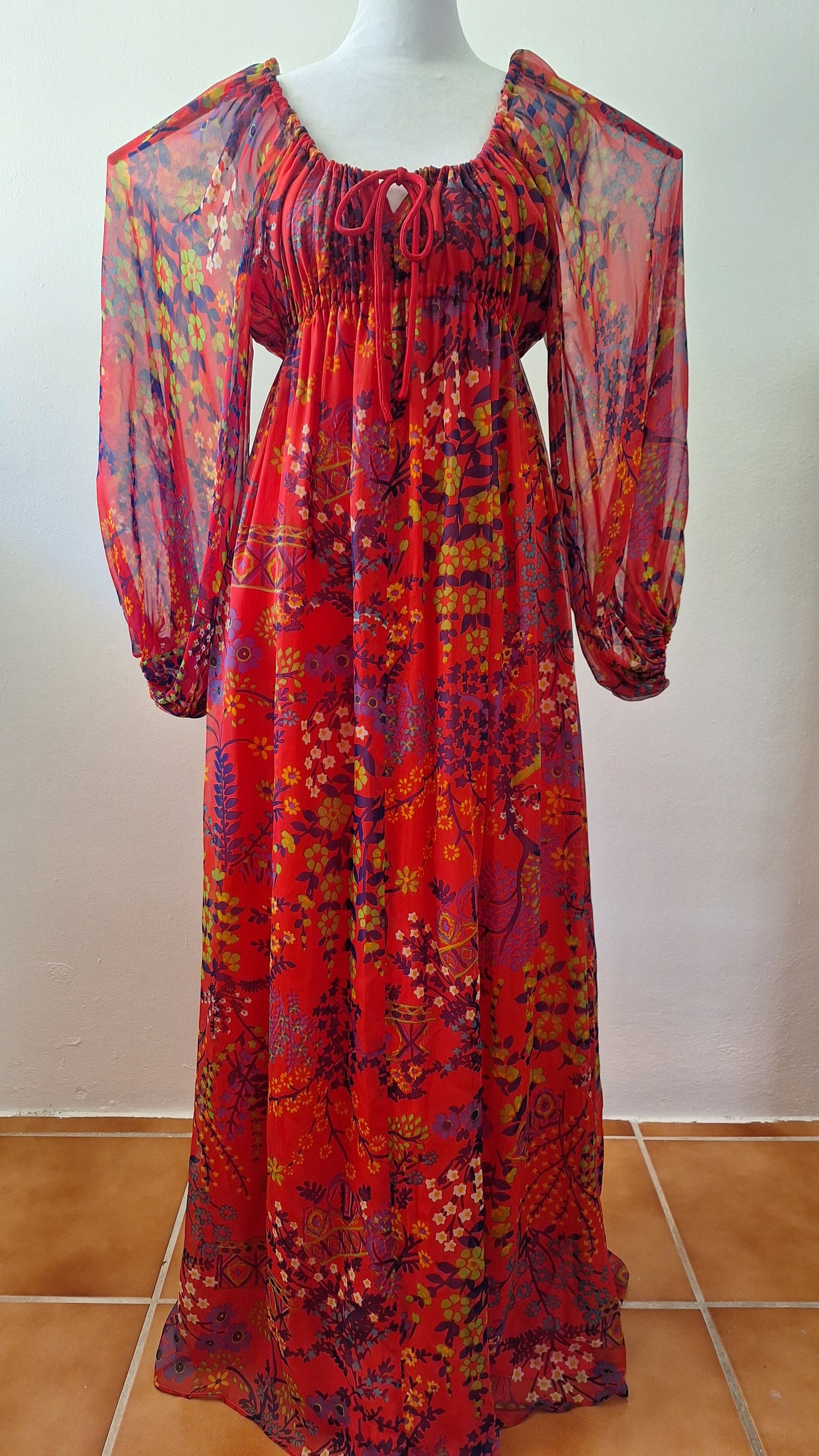 Vestido Vintage de Scott Barrie 1970