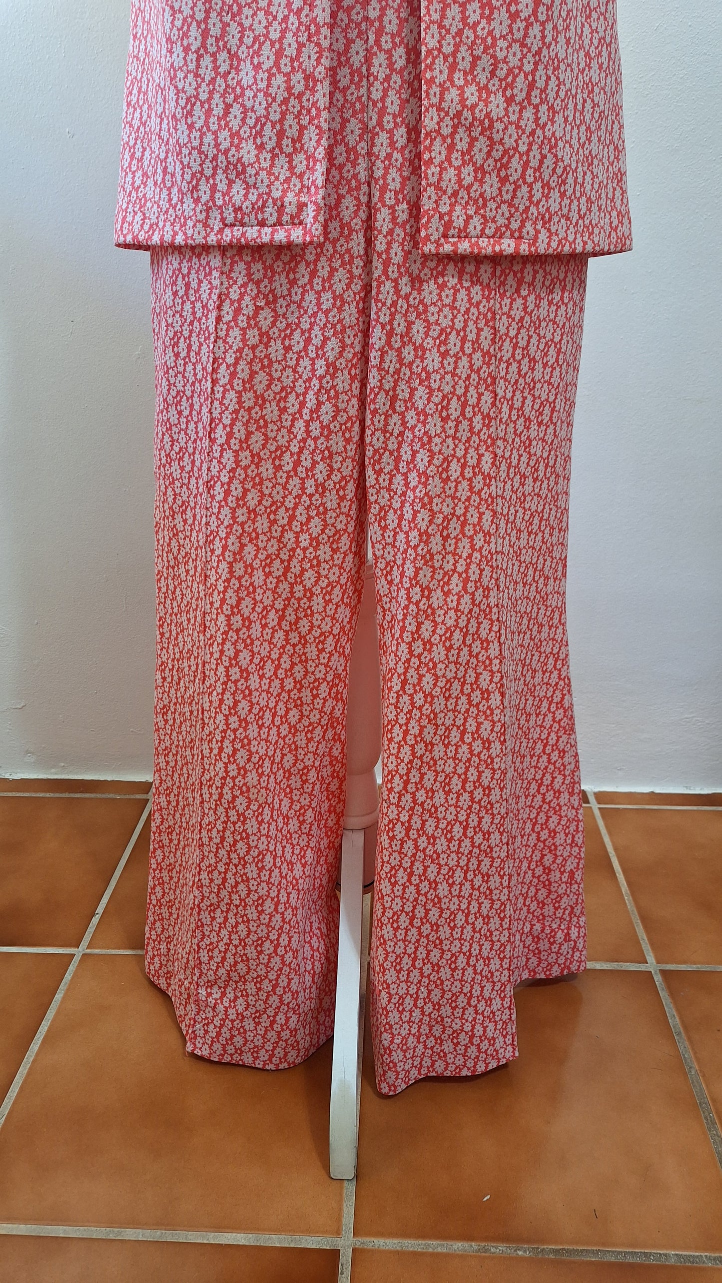 Conjunto de Pantalón y Chaleco Vintage 1970