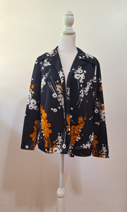 Chaqueta-Blazer Vintage 1970 (negra)