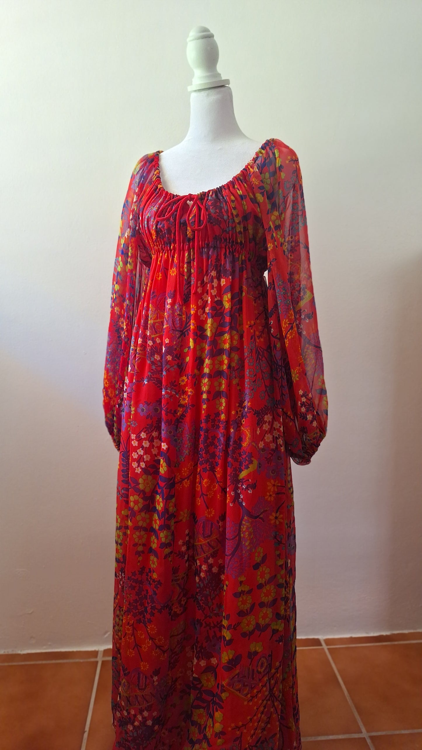 Vestido Vintage de Scott Barrie 1970