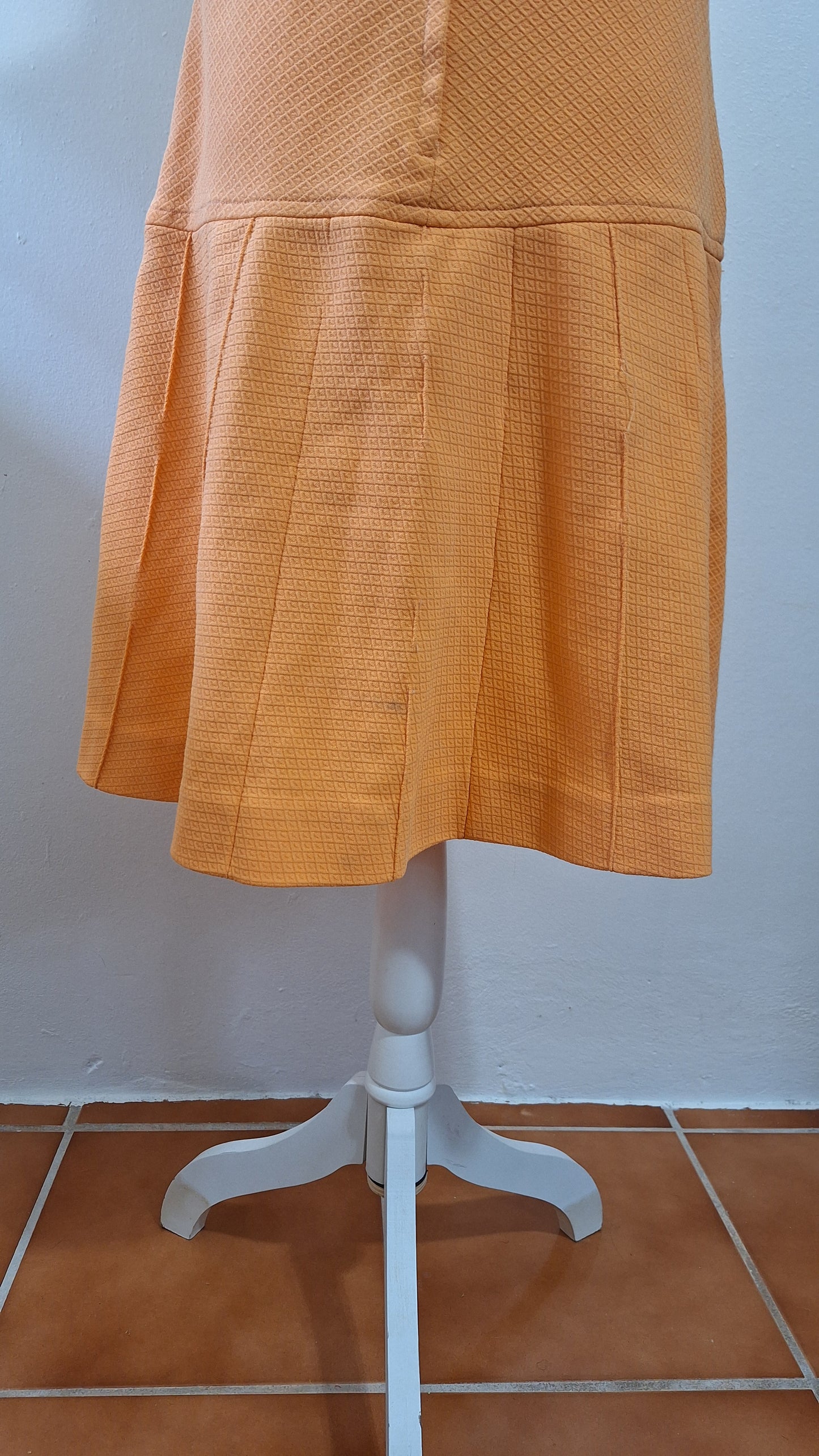 Vestido Melocotón Vintage del año 1970