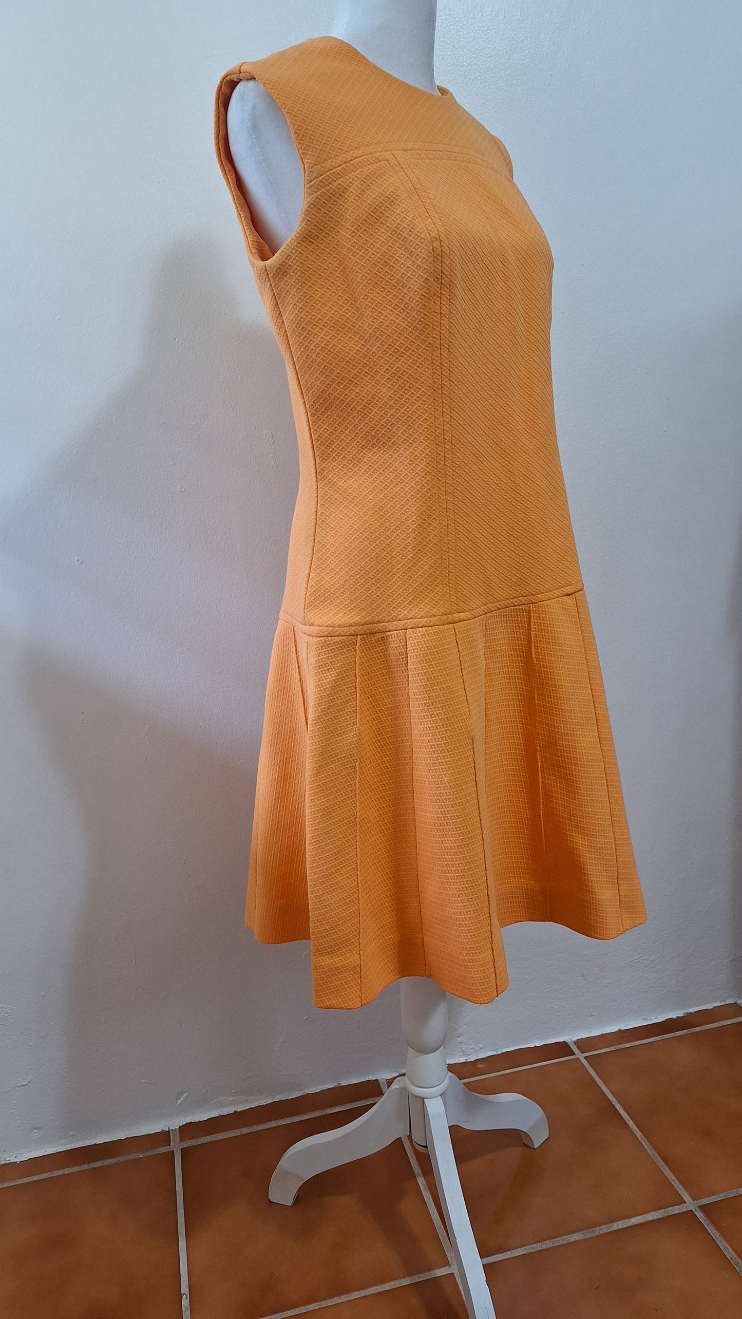 Vestido Melocotón Vintage del año 1970