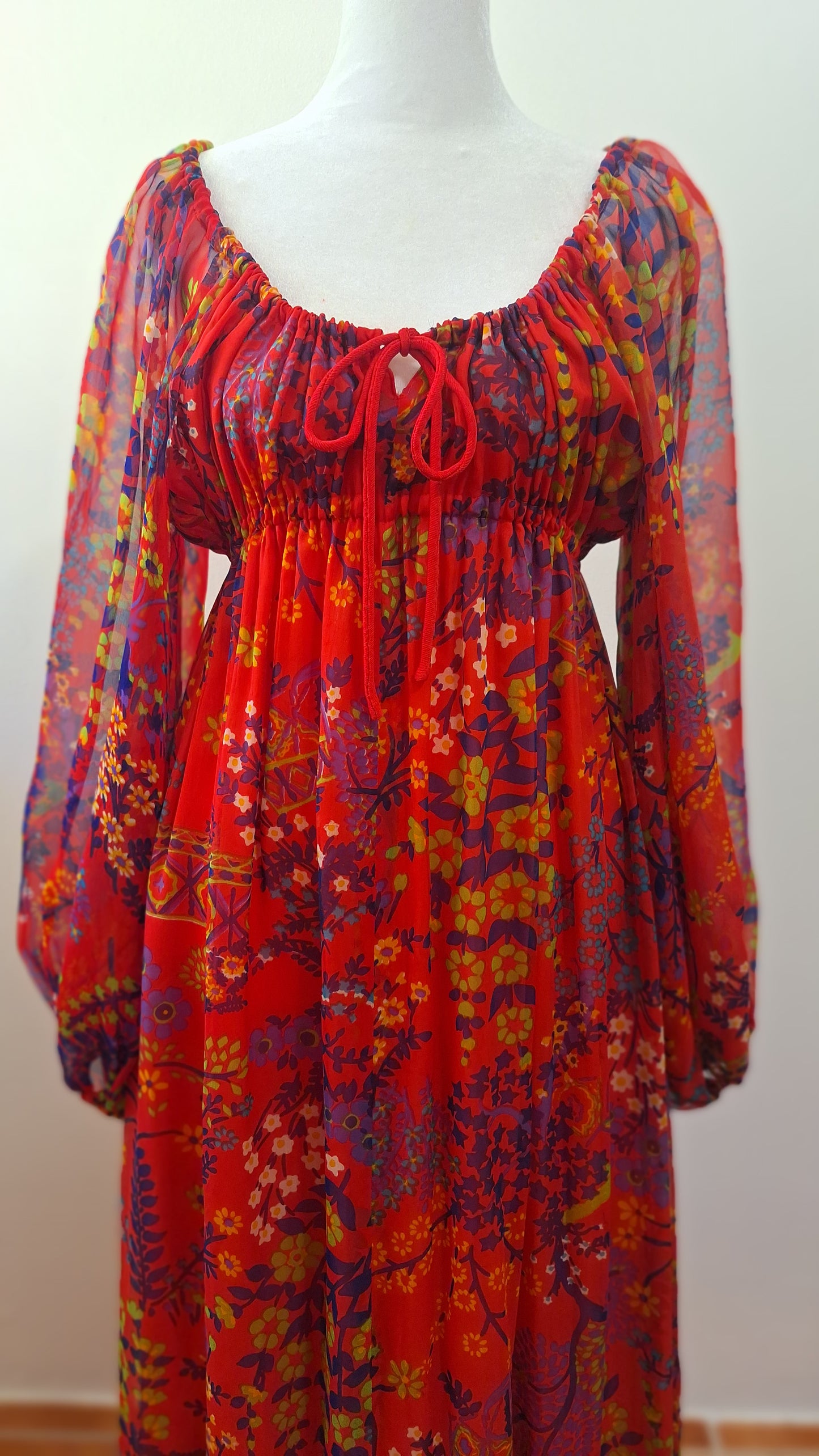 Vestido Vintage de Scott Barrie 1970